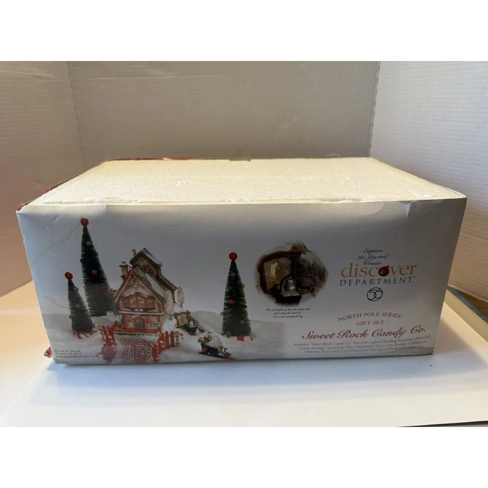 Department 56‎ Sweet Rock Candy Co Complete North Pole Series 56725 w Candy Road - Picture 4 of 16